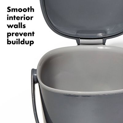 OXO Good Grips Easy-Clean Compost Bin Charcoal 2.85 L image(3)