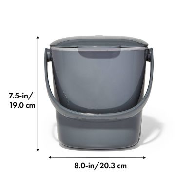 OXO Good Grips Easy-Clean Compost Bin Charcoal 2.85 L image(7)