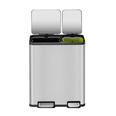 EKO® Ecocasa Recycling Bin Brushed Stainless Steel 30+20L image(3)