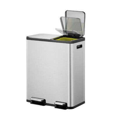 EKO® Ecocasa Recycling Bin Brushed Stainless Steel 30+20L image(4)