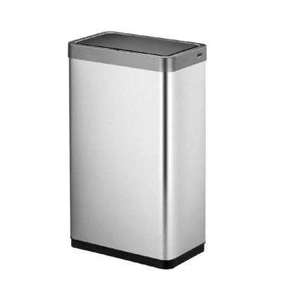 EKO® Mirage X Recycling Sensor Bin Brushed Stainless Steel 20+20L  image(1)