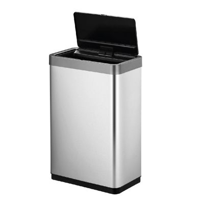 EKO® Mirage X Recycling Sensor Bin Brushed Stainless Steel 20+20L  image(3)