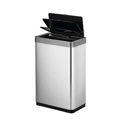 EKO® Mirage X Recycling Sensor Bin Brushed Stainless Steel 20+20L  image(4)