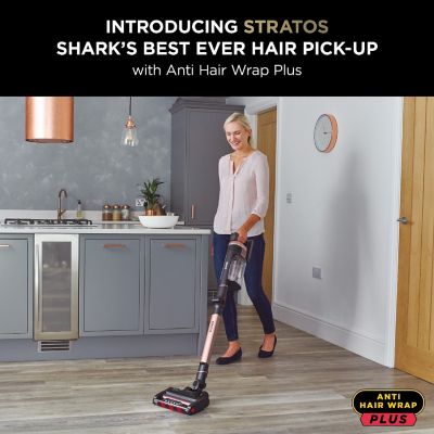 Shark Stratos Cordless Vacuum Cleaner with Anti-Hair Wrap Plus and Clean Sense IQ IZ400UK image(2)