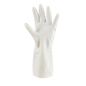 Lakeland Medium Deluxe Washing Up Gloves White