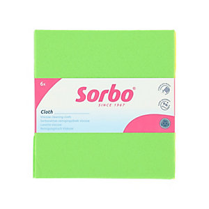 Sorbo Multi-Purpose Cleaning Cloths - Pack of 6