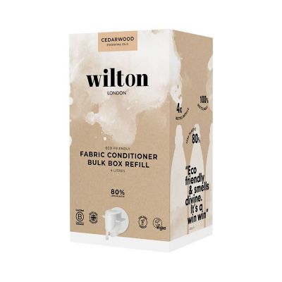 Wilton London Fabric Conditioner Bulk Box 4 Litre Refill - Botanical Cedarwood image(1)