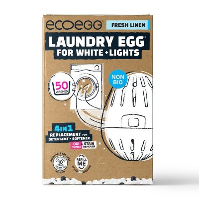 Ecoegg Laundry Egg Whites 50 Washes - Fresh Linen image(5)