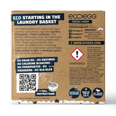 Ecoegg Laundry Egg Refill Whites - Fresh Linen  image(4)