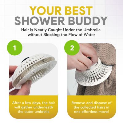 ShowerShroom Stealth Drain Hair Catcher image(5)