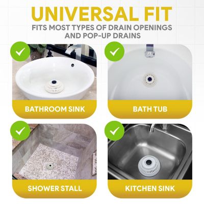 ShowerShroom Stealth Drain Hair Catcher image(9)