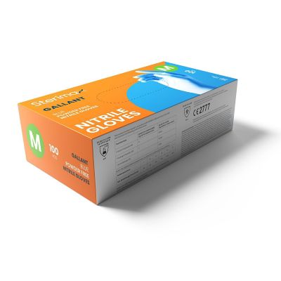 100 Medium Nitrile Gloves image(1)