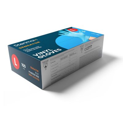 100 Large Vinyl Gloves image(1)