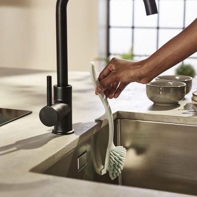 Joseph Joseph Edge™ Stone Green Washing-up Brush image(6)