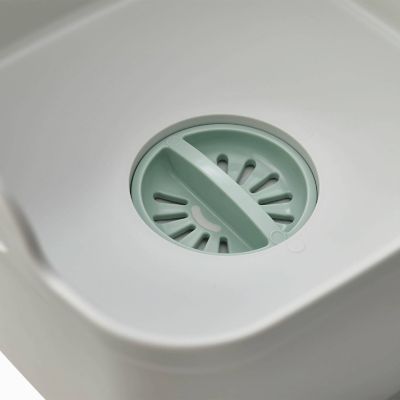 Joseph Joseph Wash and Drain Washing Up Bowl with Plug - Stone image(4)