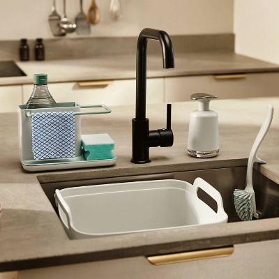 Joseph Joseph Wash and Drain Washing Up Bowl with Plug - Stone image(6)