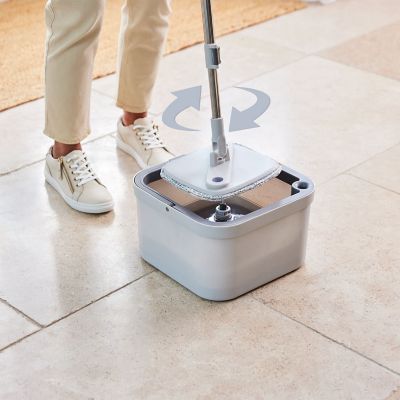 Lakeland Spin Mop Set White and Grey image(3)