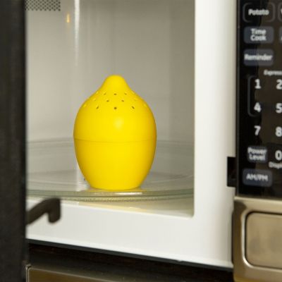 Kikkerland Lemon Microwave Cleaner Yellow image(4)