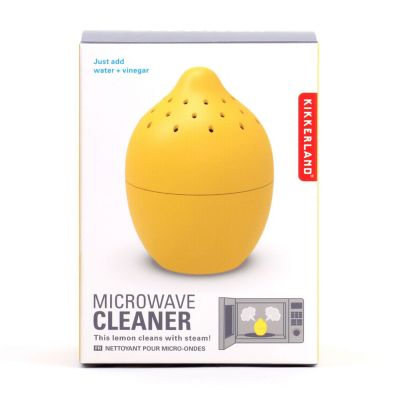Kikkerland Lemon Microwave Cleaner Yellow image(5)