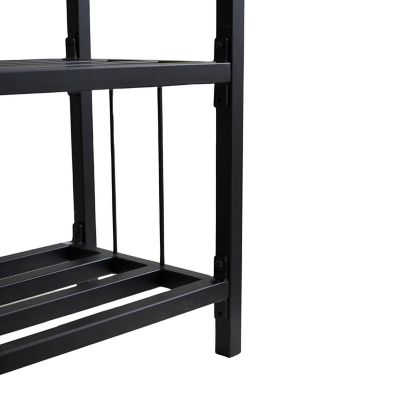 Tall Square Shelved Log Storage image(3)