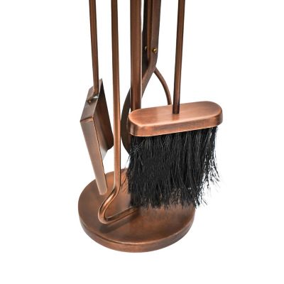 Copper Fireside Companion Set Round image(3)