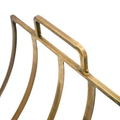 Brass Linear Log Basket image(4)