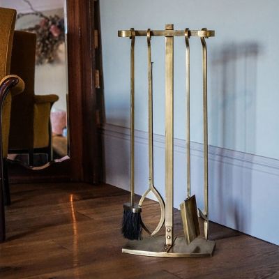 Brass Fireside Companion Set  image(2)