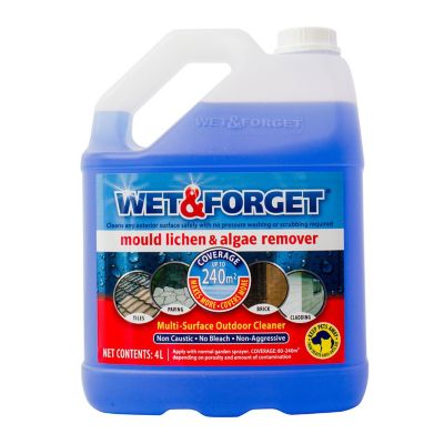 Wet & Forget Mould, Lichen & Algae Remover Spray 4L image(1)