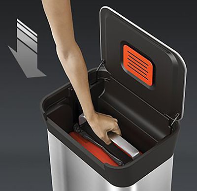 Joseph Joseph Titan Trash Compactor Pedal Bin 30L image(3)