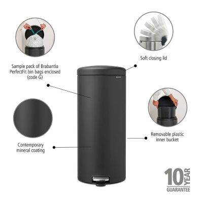 Brabantia NewIcon Pedal Bin 30L image(3)