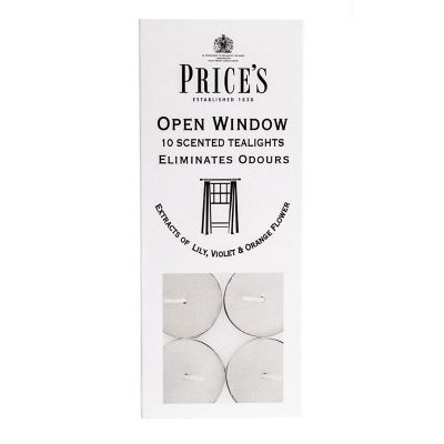 Price’s Open Window Tealights – Pack of 10