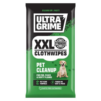 UltraGrime Pet Cleanup XXL+ Clothwipes 20 Pack image(1)