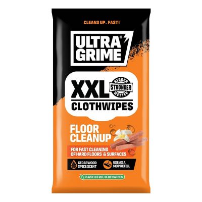 UltraGrime Floor Cleanup XXL Clothwipes pack 20 image(1)