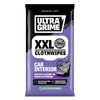 UltraGrime Car Interior XXL Clothwipes pack of 20