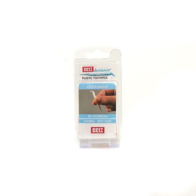 Clean Between Individually Wrapped Plastic Toothpicks Pack of 50 - (Image 3)