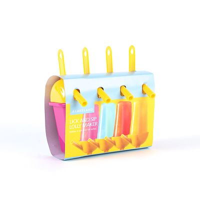 Lick & Sip Reusable Ice Lolly Maker - Makes 4 Ice Lollies image(2)