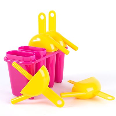 Lick & Sip Reusable Ice Lolly Maker - Makes 4 Ice Lollies image(4)