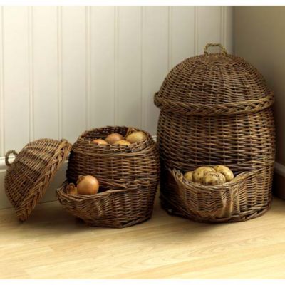 Potato Willow Storage Basket Lakeland