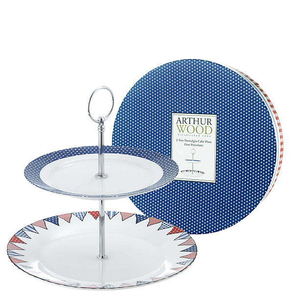 Nostalgia Collection 2-Tier Cake Stand image()