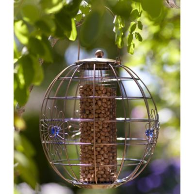 Copper Flower Bird Feeder image(1)