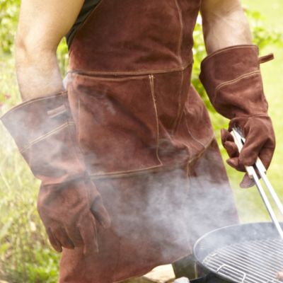 Leather Barbecue Gauntlets image()