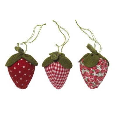 3 Strawberry Decorations image(3)
