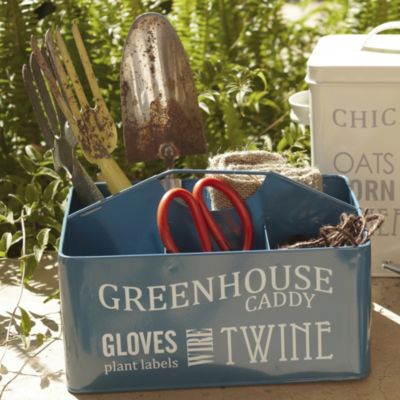 Enamel Storage Greenhouse Caddy image()