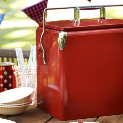 Vintage store picnic cooler