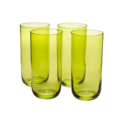 LSA Centro 4 Highball Glasses Lime image()