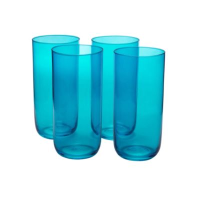 LSA Centro 4 Highball Glasses Turquoise image()
