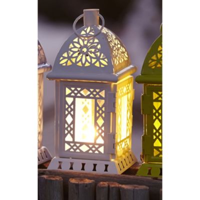 White Tealight Lantern image()