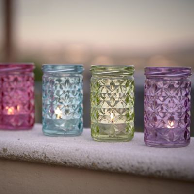 4 Carnival Candle Jars image(2)