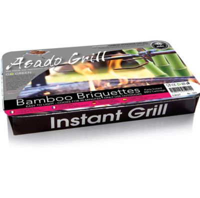 Asado Disposable Instant Barbecue Grill Large - Charcoal image()