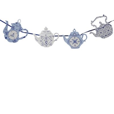 Party Porcelain Teapot Bunting image()